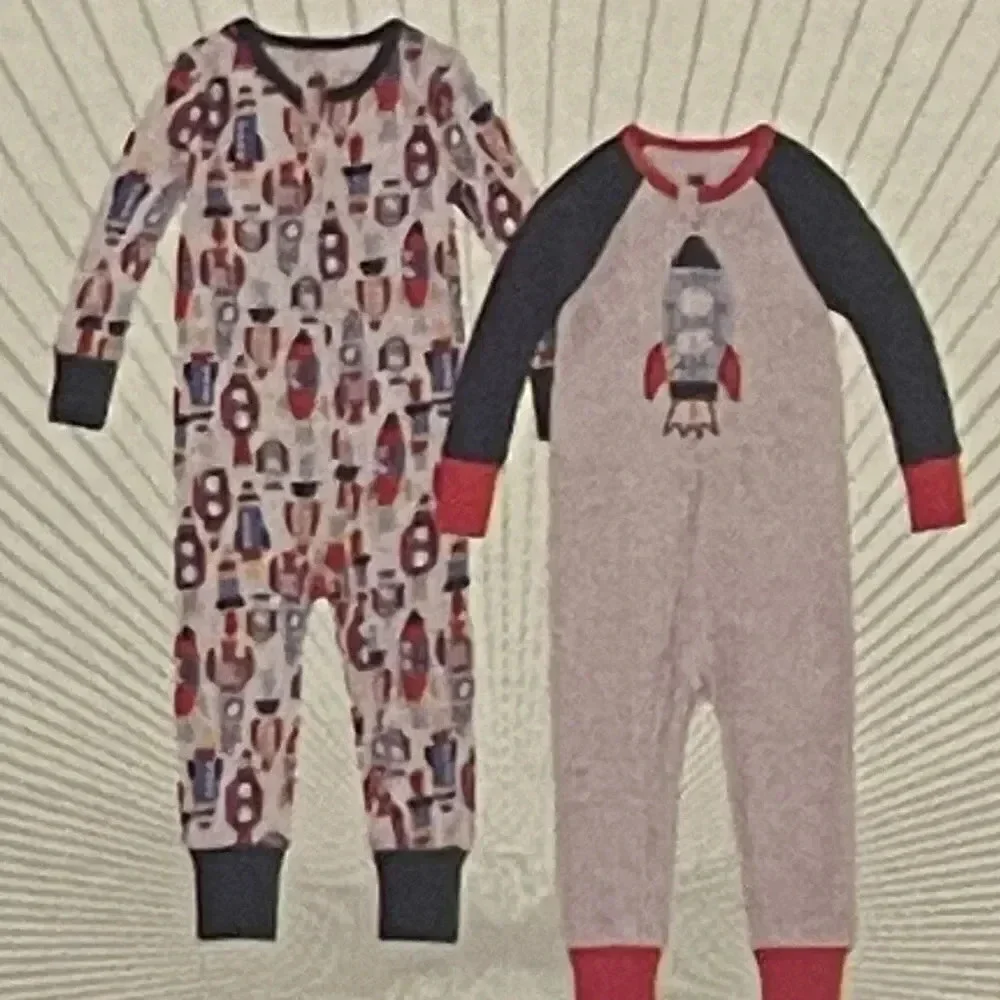 Kids Headquarters Kids' 2-pack Cotton Sleepers